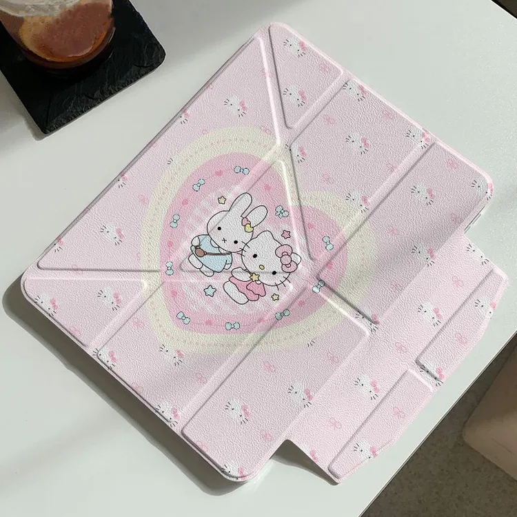 爱心KT米菲适用iPad A16平板保护套2025磁吸苹果iPad11笔槽iPad10