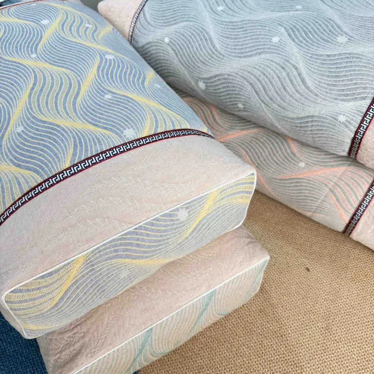 新款大号一个三层纱30*60*(13-15)全荞麦壳枕头