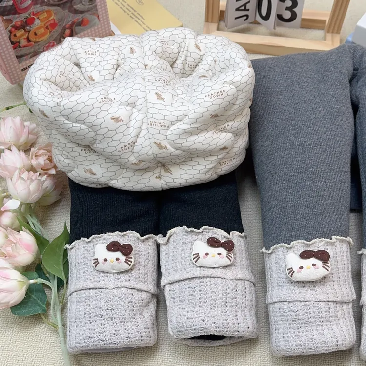 【一条过冬】女童冬季款加棉加厚棉裤打底裤外穿宝宝保暖长裤子633