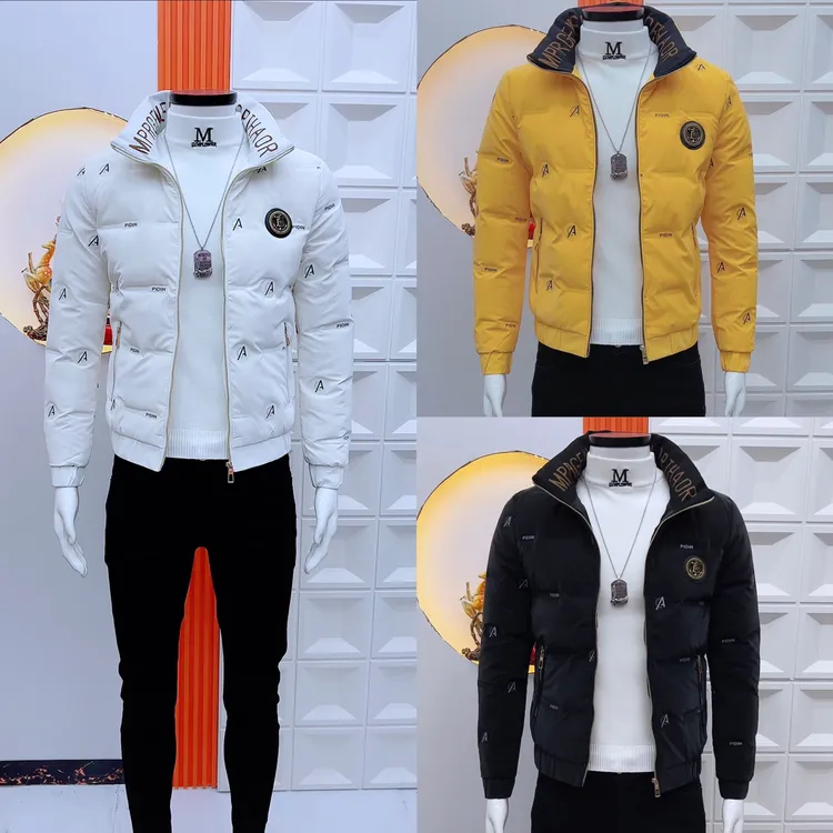 时尚新款冬季男士棉服痞帅轻奢潮牌韩版爆款加厚保暖外套帅气棉衣