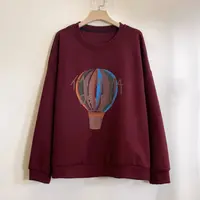中年妈妈装秋季休闲卫衣年轻大码宽松显瘦遮肉简约新款YX106031