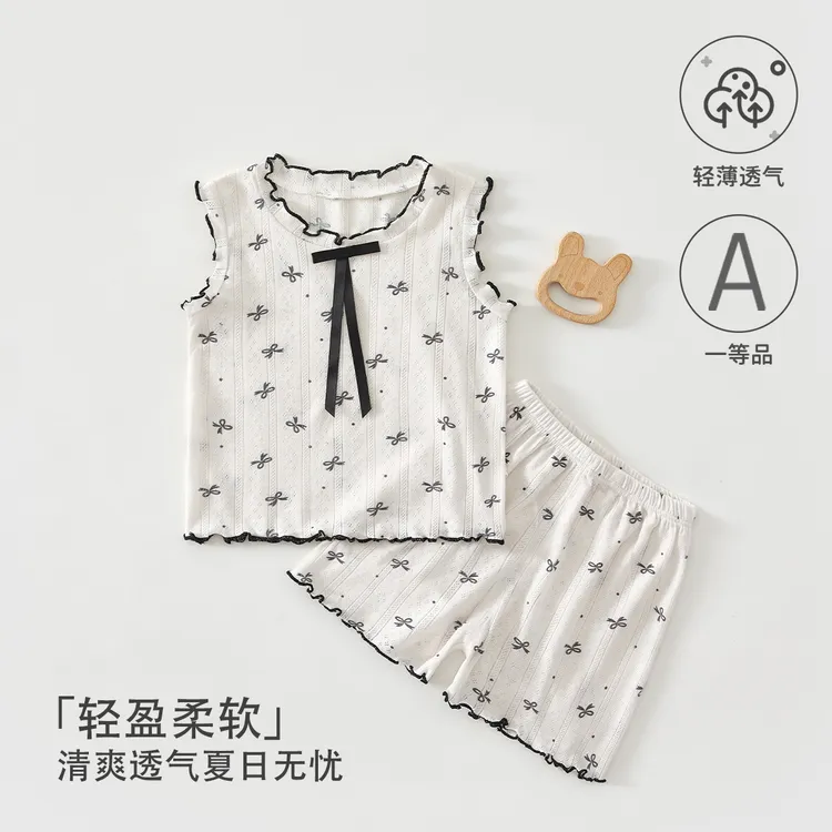童泰【断码】短袖童套装可爱公主女宝宝衣服外出服安阳婴童装