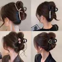 森系女大抓夹网红鲨鱼夹气质原创设计发夹盘发夹发饰百搭头饰