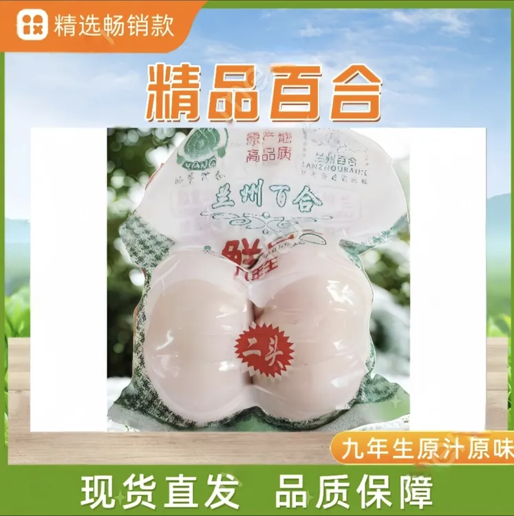 聚鑫缘 [精品类] 老客户专享 兰州特产新鲜甜百合 真空包装500g