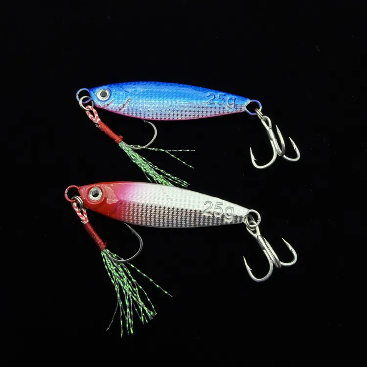 【耐咬款加强钩】飘落铁板翘嘴海鲈青稍红尾远投假饵路亚饵