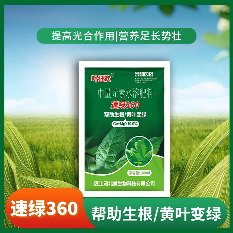 速绿360帮助生根黄叶变绿提苗壮棵改善黄叶快速生根
