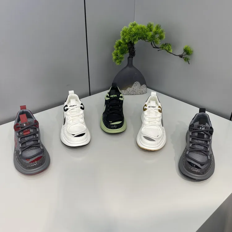 圆头纯色夏季厚底时尚低帮透气时尚休闲鞋低帮运动鞋男鞋