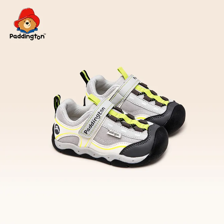 帕丁顿熊防滑户外学步机能2025新品透气软底百搭宝宝鞋秋款PD866