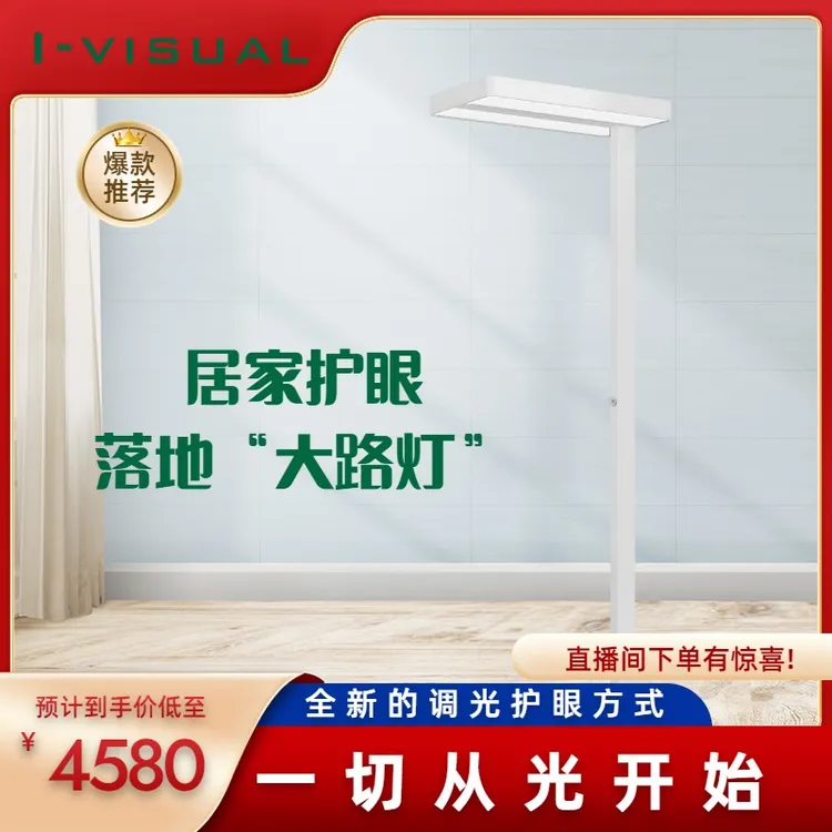 大路灯自然光长方形E5落地护眼灯100-380V调光