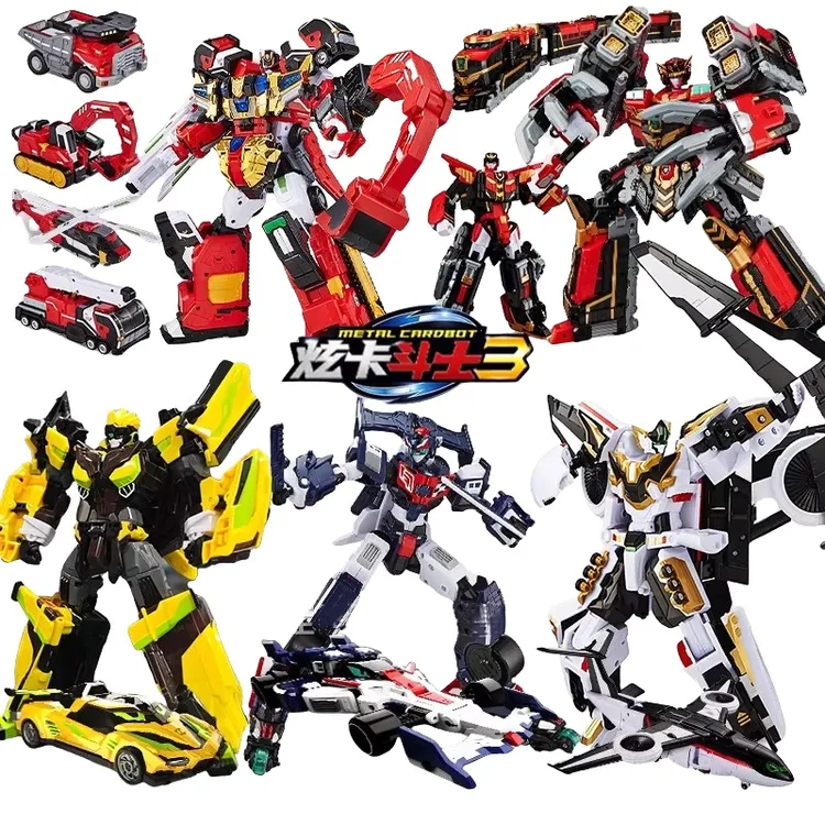 展高炫卡斗士第三季变形机器人玩具男孩机甲金刚卡牌正版银翼骑士