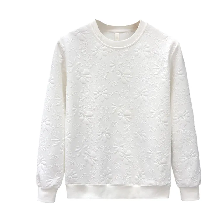 狄佛蒙特提花痞帅卫衣早秋圆领长袖打底衫秋冬季新款男士上衣