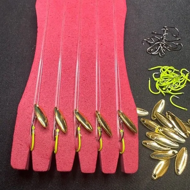 （叩甲虫）路亚微物双钩瓜子亮片马口、白条、罗飞、翘嘴、青稍鲈鱼通杀