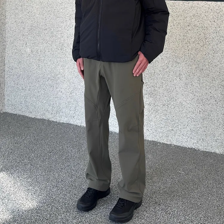 Cezphison“Cronin”3D立体拼接剪裁休闲长裤软壳直筒户外裤子男