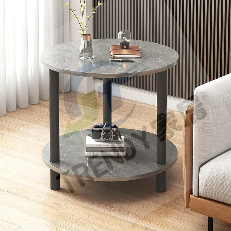 边几双层沙发简约小户型简易方桌卧室茶几小桌子客厅迷你置物架