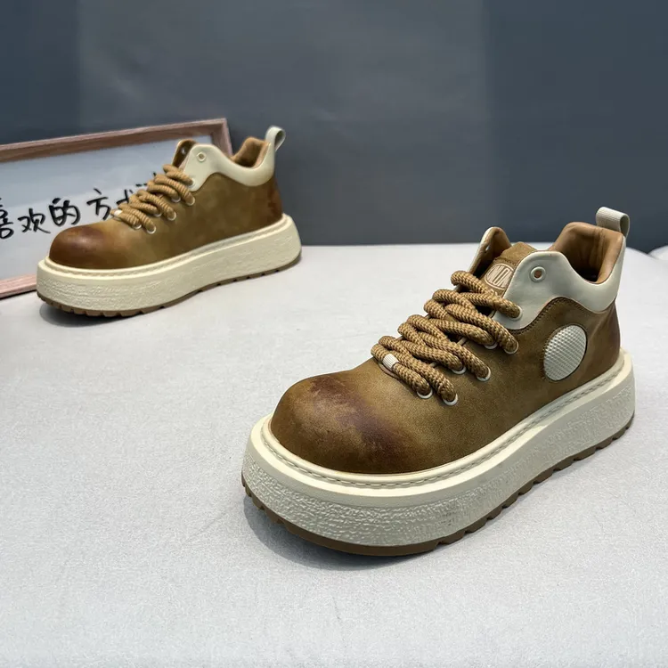 欧货设计师小众男士青春厚底舒适休闲鞋轻奢网红爆款男鞋OK2-1328