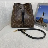 99新 LouisVuitton/路易威登 壹臻/老花黑水桶 芯片 38754220