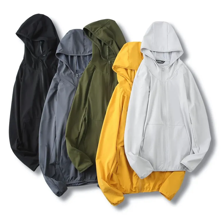 MIN SAN JIN春夏薄款皮肤衣防紫外线防晒衣连帽外套PYS-0007CS