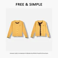 Free&Simple-‘加州海岸’早秋款韩系街头慵懒风假两件毛衣-1815