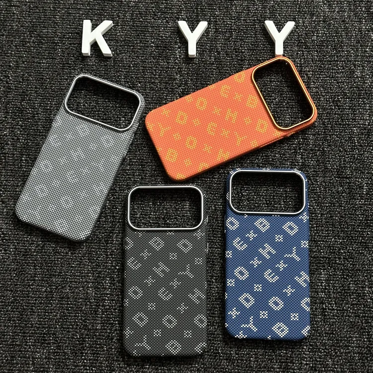 轻薄磁吸纤维纹理创意字母适用iPhone17promax手机壳苹果16/15硬