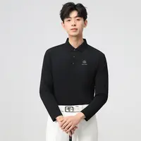 奥莱撤柜【太阳石头】秋季新款运动休闲翻领无痕Polo打底T恤男