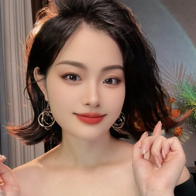 铜合金亚克力耳饰 【大女主】时尚欧美港风设计感夸张耳钩耳环耳圈