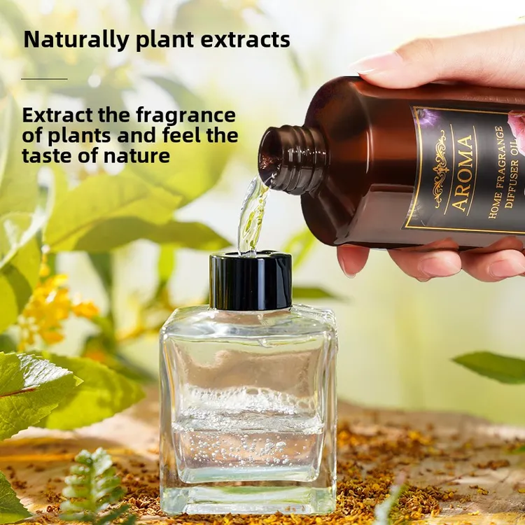 小苍兰香薰精油室内家用持久留香卧室房间香水补充液大瓶薰香摆件