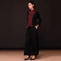 新中式国风新款气质绯色密语裙裤954227509