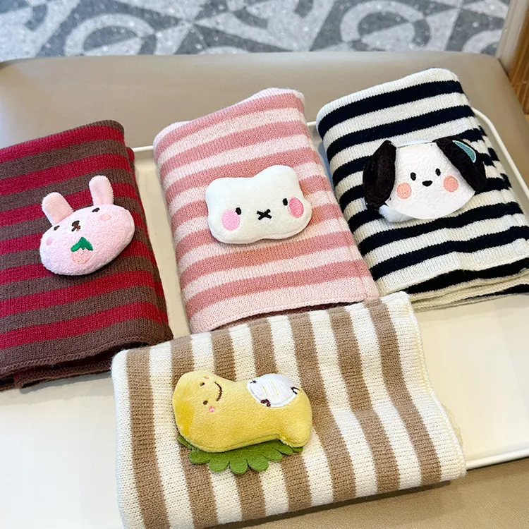 秋冬防风围巾儿童围脖男女童保暖脖套挂耳面罩婴儿宝宝防寒护颈女