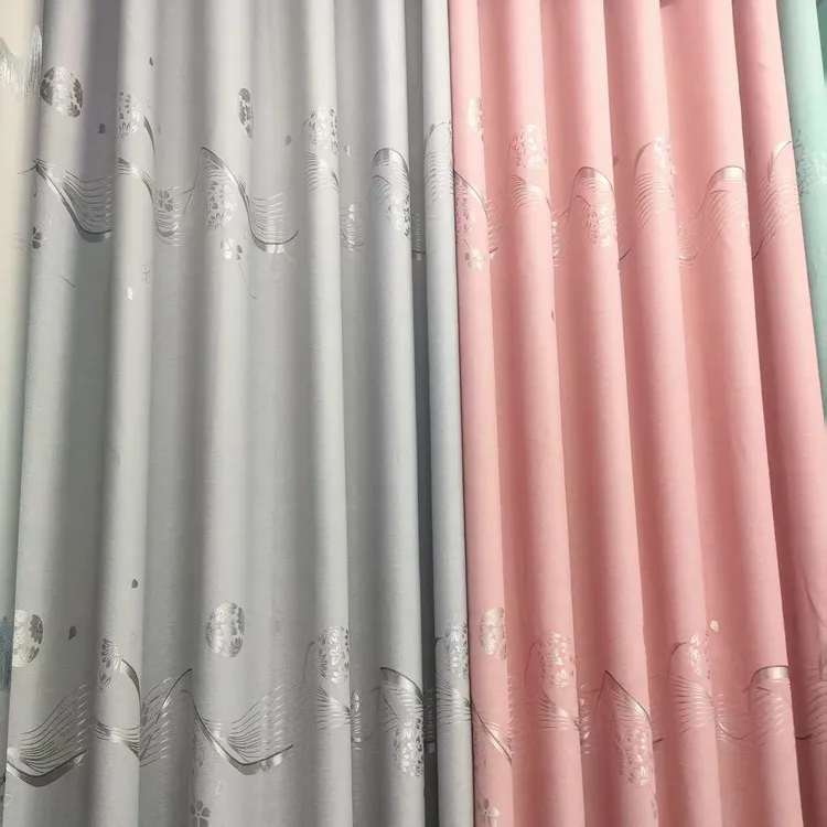 新款财源滚滚高级感遮光隔音窗帘适用于卧室客厅落地窗