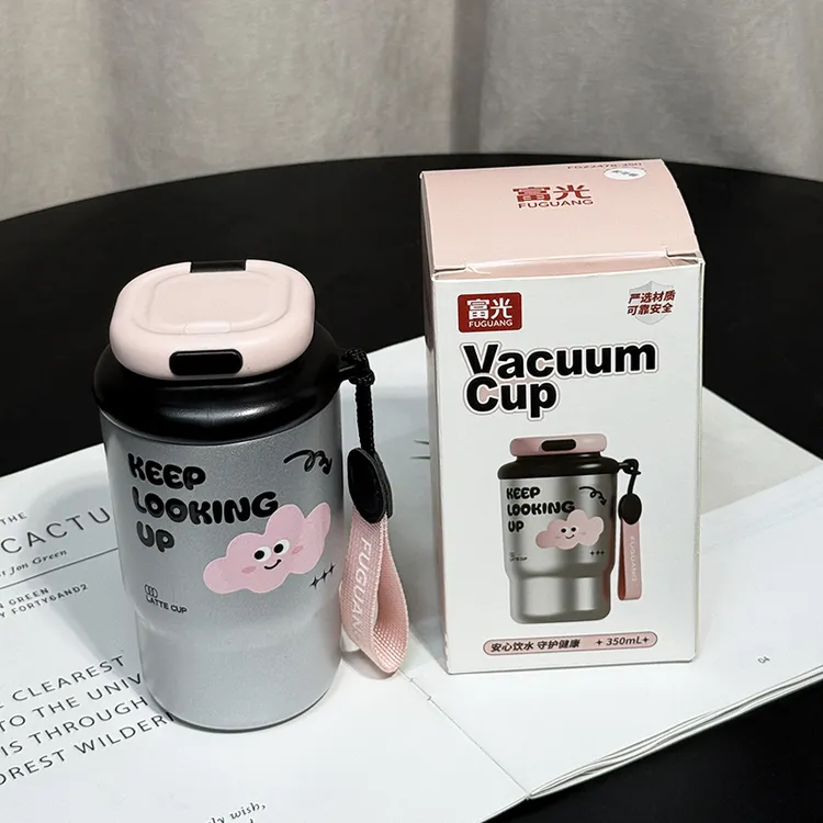 富光保温杯女高颜值咖啡杯防摔便携专用简约随行杯车载保冷水杯子