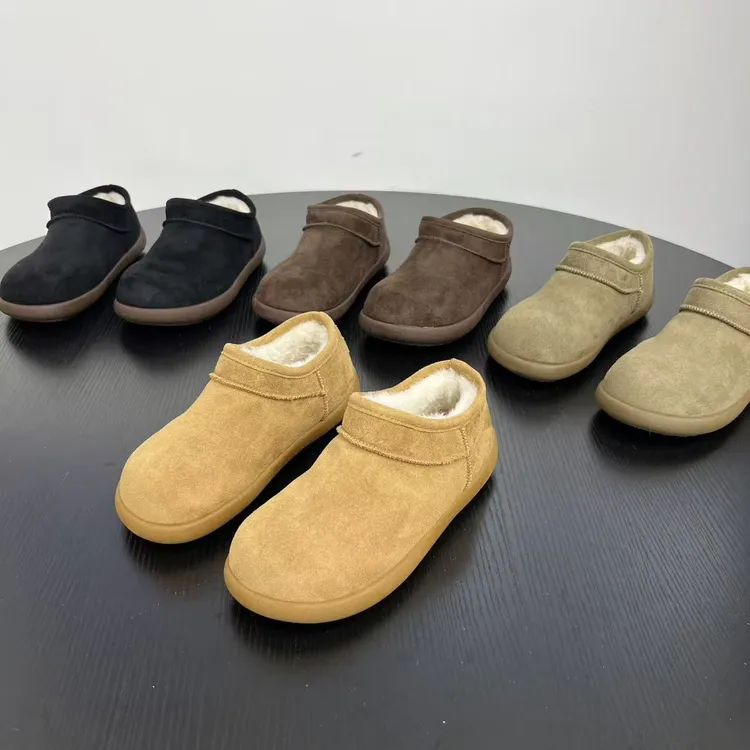 美单 一双过冬 男女同款森系时尚加厚INS风棉鞋加绒短靴雪地靴