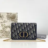 99新 DIOR/迪奥 思斯专属 迪奥老花woc单肩包 HBLC1017