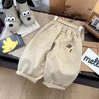 男童卡通印花休闲裤春秋季2025新款中小童裤子儿童宝宝宽松老爹裤