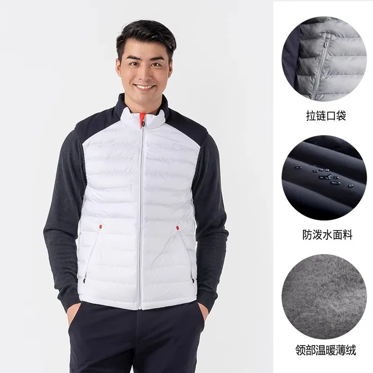 迪卡侬户外马甲男士运动马甲保暖防泼水跑步背心男女马夹186527