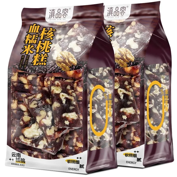 云南血糯米核桃糕软糯糕点心无添蔗糖休闲追剧坚果零食独立小包装