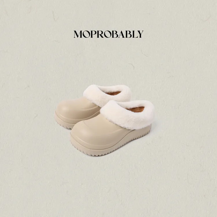 Moprobably李予诺 复古百搭加绒时尚百搭厨师鞋L5421009