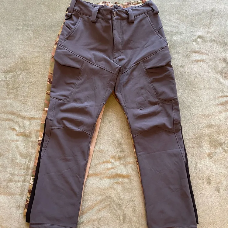【守望站】冬季加绒战术裤军鸟风多口袋工装裤户外防泼水休闲登山裤