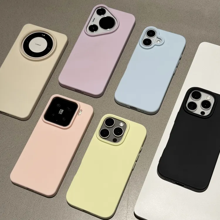 闪度侠纯色软壳适用iPhone16糯米手机壳苹果15华为P70vivoppo小米