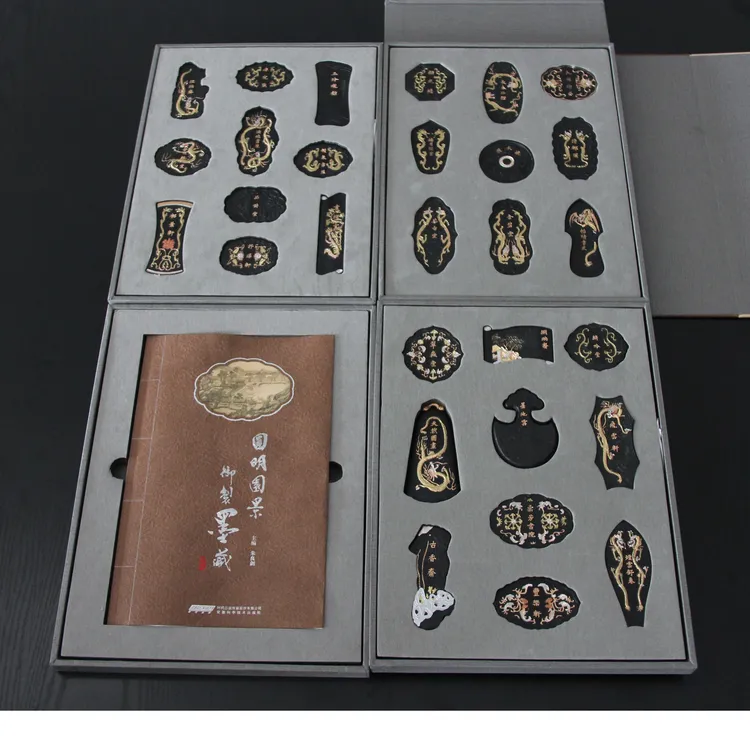 【限量100套】圆明园景御制墨藏礼盒装 清代刻制的仅存一套墨模制作