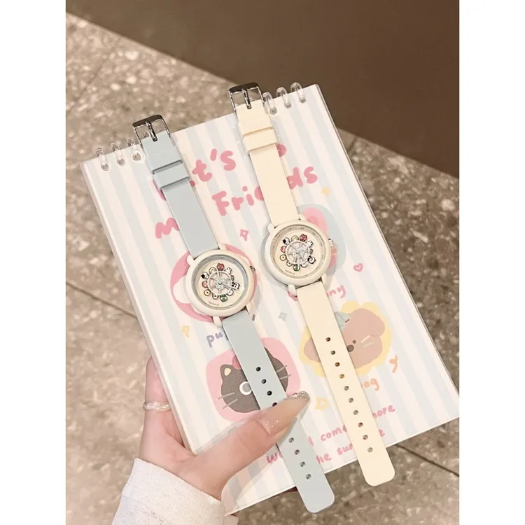 旋转摩天轮手表女款学生初高中女儿童表石英表女孩初中生2025新款