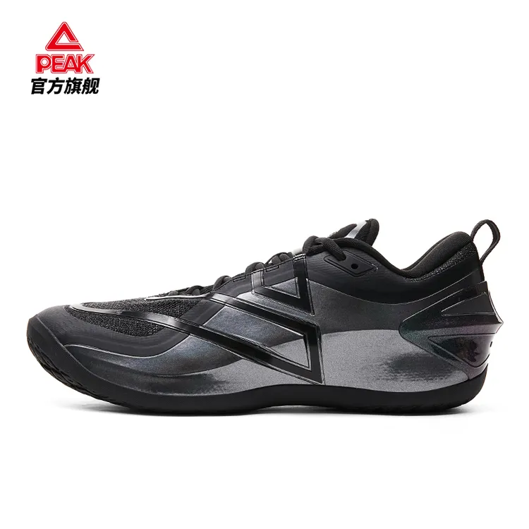 匹克将军丨黑武士态极减震篮球鞋男子耐磨防滑低帮球鞋 -DA610671