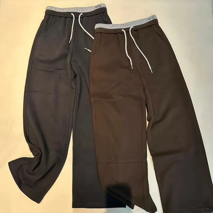 《姚家优麦汇》K7152冬款休闲直筒裤时尚设计感洋气百搭裤女