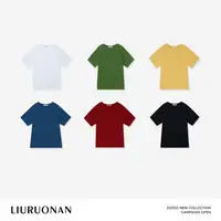LIURUONAN 25SS【马蒂斯色系凉感tee】圆领短袖T恤百搭舒适上衣女