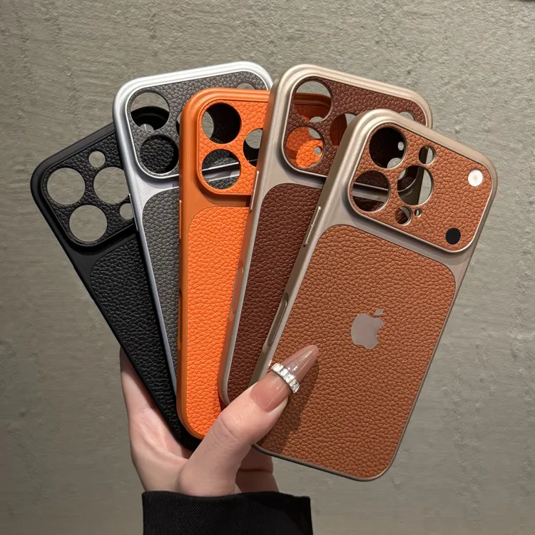 飞虎胜荔枝纹秒变苹果17大视窗适用iPhone16promax手机壳15/14/13