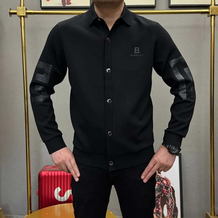 2025秋冬新款欧货男士休闲百搭开衫9502