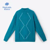 男生女生男大童时尚简约毛衫NJNBJ43075A