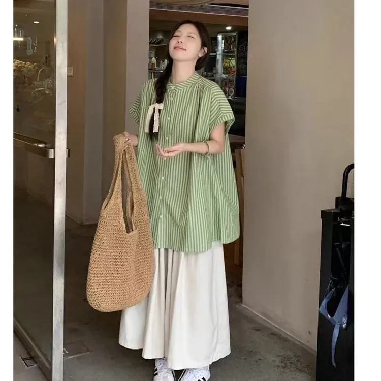 高级感阔腿裤短袖上衣套装女夏季新款时尚气质显瘦休闲两件套洋气