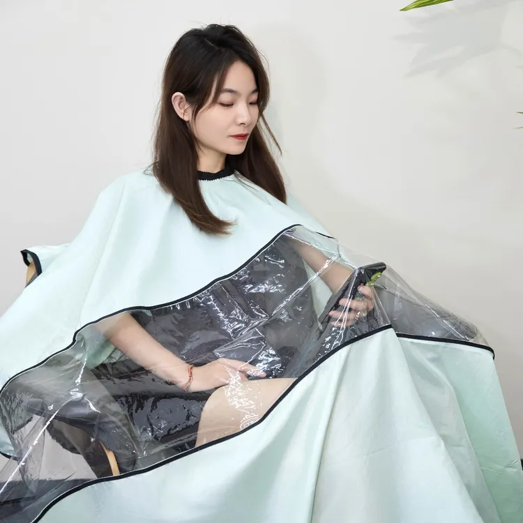 发廊专用围布高精密高皱稠透气不沾发防静电加大1.5x1.8