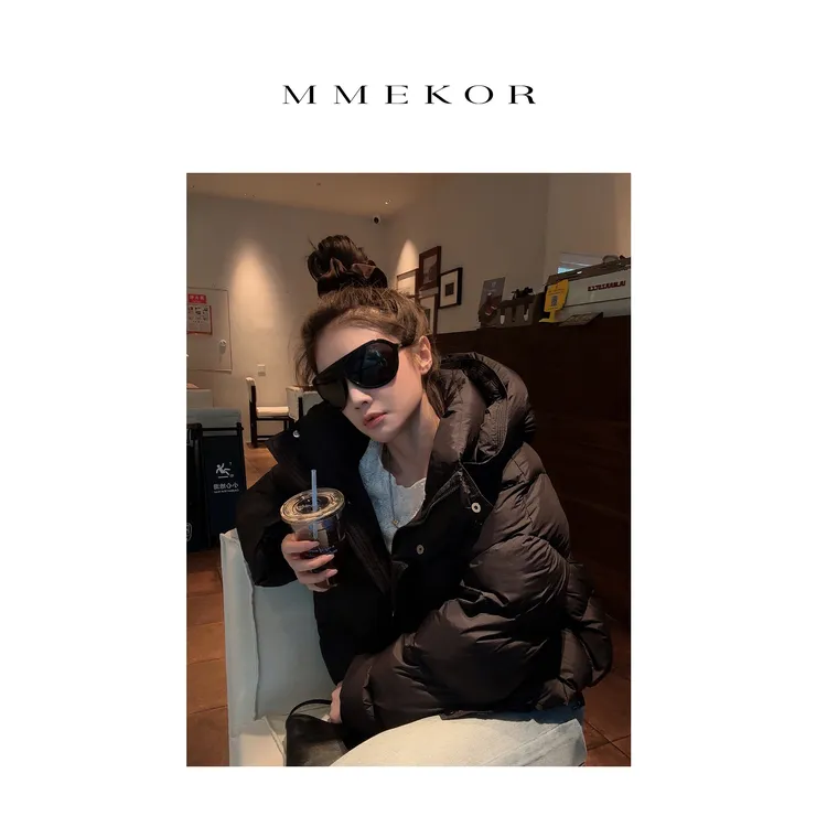 MMEKOR“阿贝贝”羽绒服 2025新款秋款智性通勤百搭外套 30853