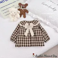 冬季女童夹棉洋气小香风保暖蚕丝阳离子外套 D-Z805